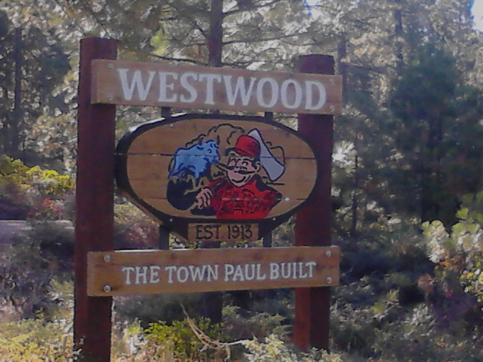 Westwood, CA sign