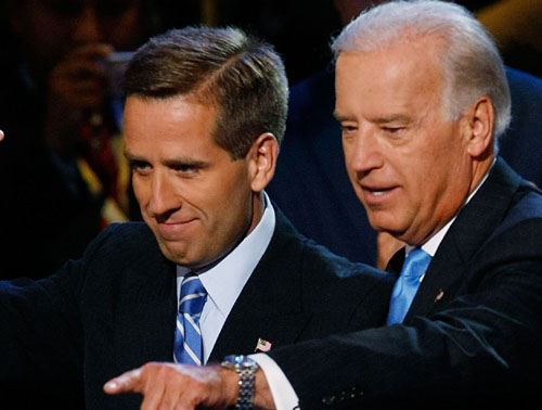 Joe Biden and  Beau Biden