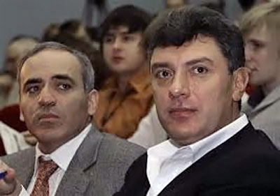 Kasparov and Nemstov